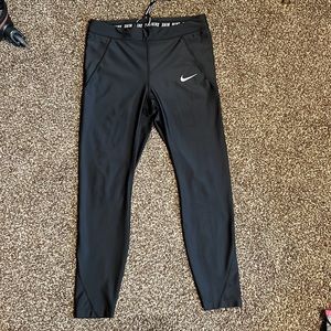 Nike leggings, black, size large